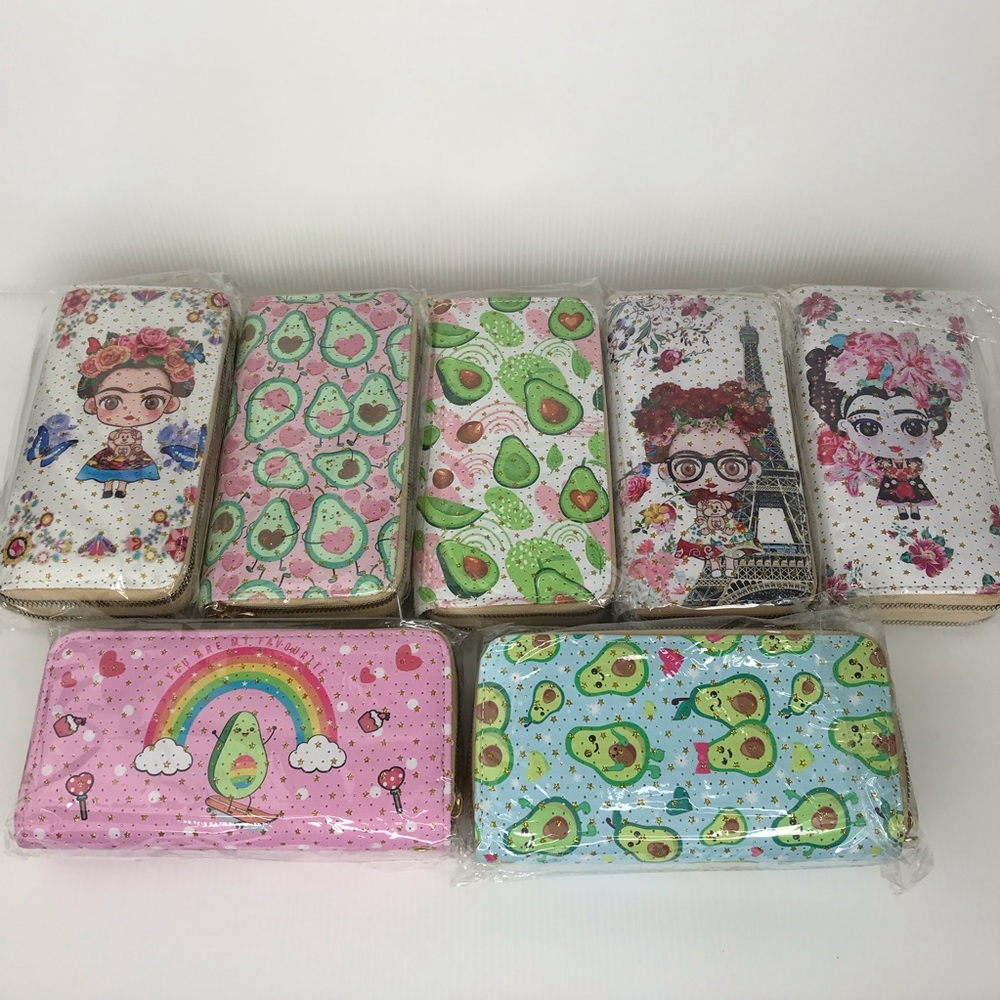 Frida Kahlo Wallets / avocado wallets - Picture 3 of 10